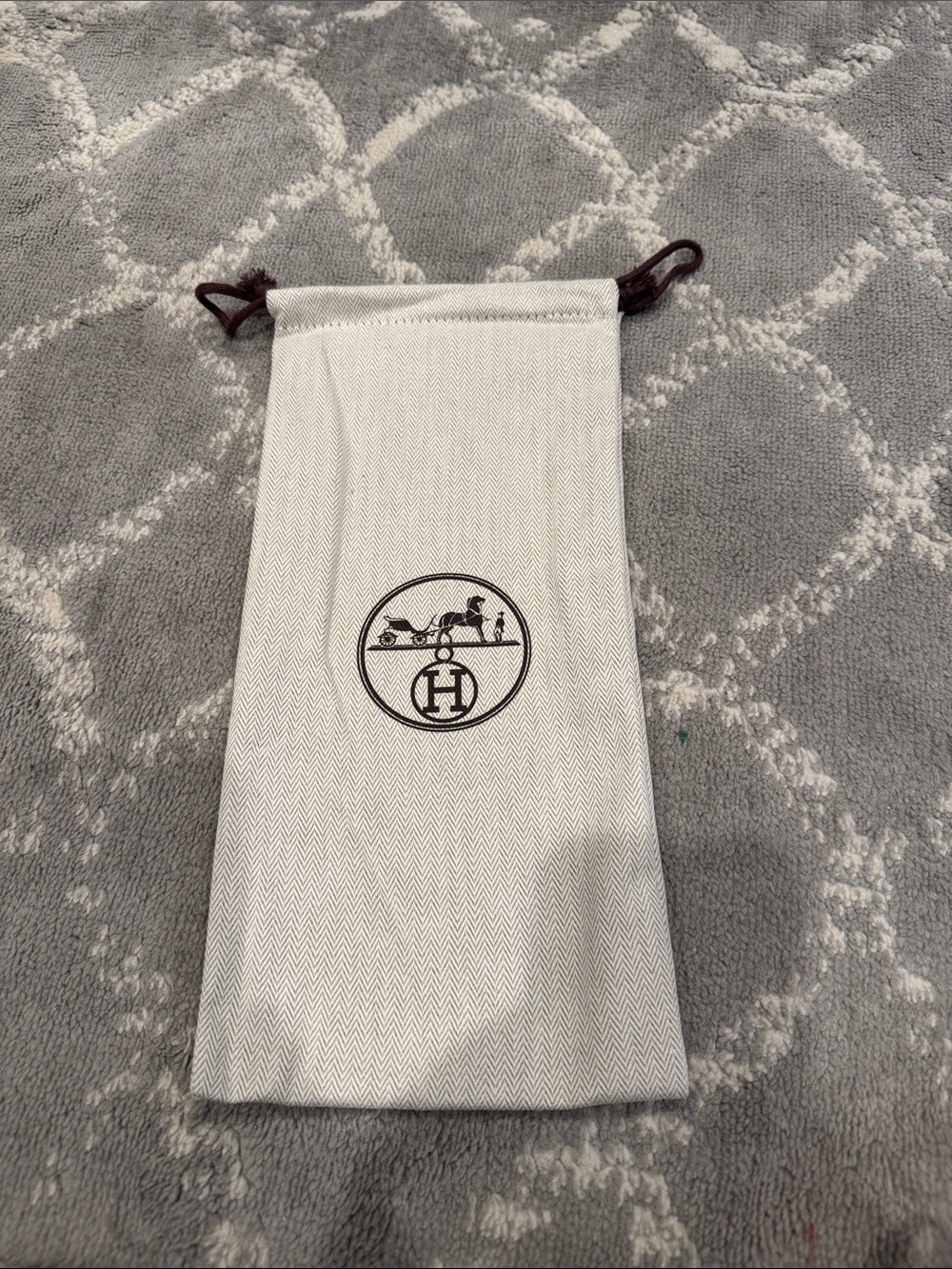 Authentic Hermes dust bag